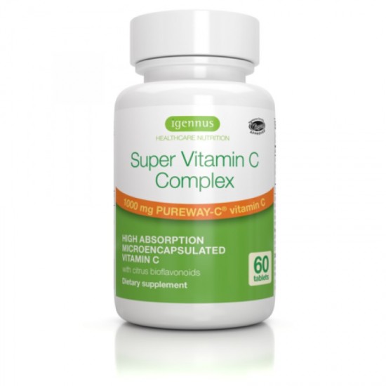 Συμπλήρωμα διατροφής Super Vitamin C Complex Igennus 1000mg 60caps