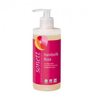 Υγρό σαπούνι με άρωμα Τριαντάφυλλο bio Sonett 300ml