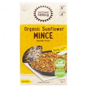 Vegan Sunflower Mince+Veg.Protein, Κιμάς από Ηλιόσπορο Sunflower Family 76γρ