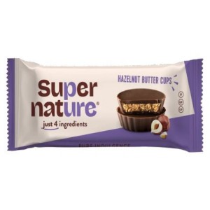 Chocolate Hazelnut Butter Cups Super Nature keto-friendly 34 gr