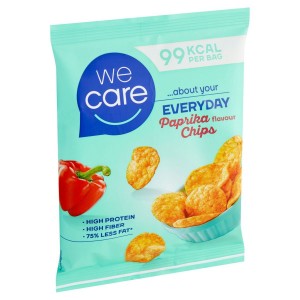 WeCare Paprika Chips Τσιπς Πατάτας με Πάπρικα 25g