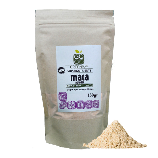 Μάκα (maca) σε σκόνη GREENBAY  (180γρ)