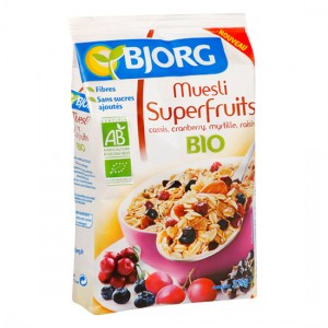 Μούσλι με Superfruits χωρίς ζάχαρη BJORG 375ΓΡ