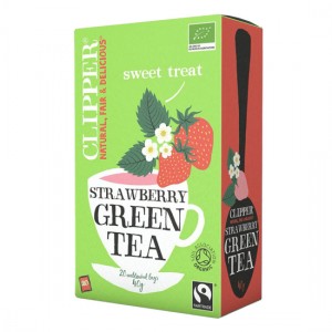 Πράσινο τσάι με Φράουλα CLIPPER (20×2γρ)