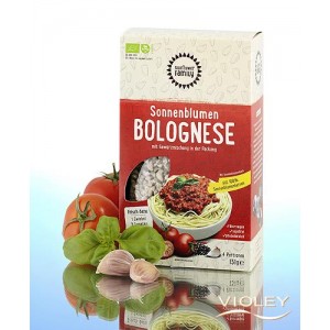Vegan Sunflower Mince Bolognese, Κιμάς από Ηλιόσπορο με γεύση ‘Μπολονέζ’ Sunflower Family 131γρ