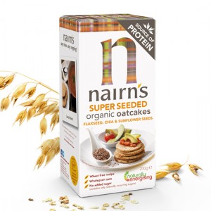 Μπισκότα βρώμης Ολικής “Super Seeded” NAIRN’S 200ΓΡ