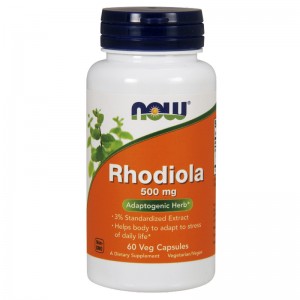 Rhodiola (Rhodiola rosea) 500mg, Για τόνωση του οργανισμού, 60 κάψουλες