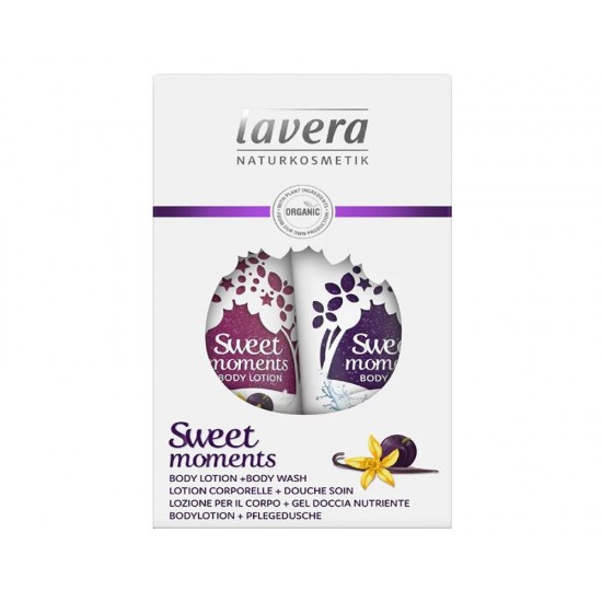 Lavera Σετ Δώρου Sweet Moments Body Lotion 200ml & Body Wash 200ml με άρωμα Δαμάσκηνο και Βανίλια