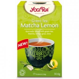 Τσάι YOGI TEA GREEN MATCHA (Μάτσα) LEMON ΒΙΟ 17 Φακελάκια 30,6γρ