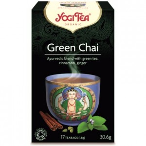 Τσάι YOGI TEA GREEN CHAI ΒΙΟ 17 Φακελάκια 30,6g