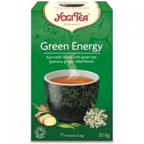 Τσάι YOGI TEA GREEN ENERGY ΒΙΟ 17 Φακελάκια 30,6ΓΡ