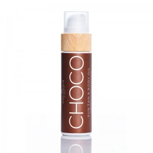 COCOSOLIS CHOCO Sun Tan Body Oil Bio ελαίο για σοκολατένιο μαύρισμα, ενυδατωμένο και λαμπερό δέρμα  110ml