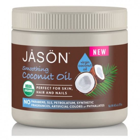 Jason Βιολογικό Έλαιο Καρύδας Smoothing Coconut Oil 450ml