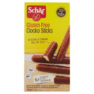 Σοκολατένια Στικς ‘Ciocko Sticks’ Χωρίς Γλουτένη (Dr Schär) SCHAR 150γρ