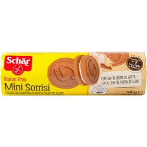 Μπισκότα ‘Mini Sorrisi’ με κρέμα χωρίς γλουτένη (Dr Schär) SCHAR 100γρ