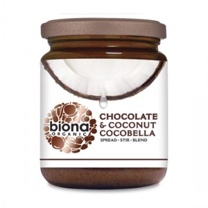 Επάλειμμα Κακάο & Καρύδα Cocobella χωρίς προσθήκη ζάχαρης keto-friendly Biona 250g