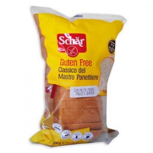 Ψωμί Classico σε φέτες χωρίς γλουτένη/σιτάρι/λακτόζη (Dr Schär) SCHAR 300γρ