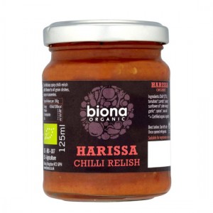 Βιολογικό “Harissa” πατέ τσίλι Biona 125γρ