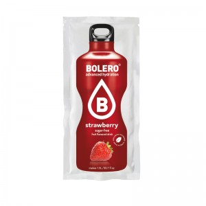 Φράουλα – Bolero χυμός σε σκόνη για 1,5L (σακουλάκι 9γρ)