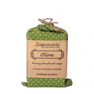 Χειροποίητο σαπούνι Κρήτης Olive Saponaria 105γρ